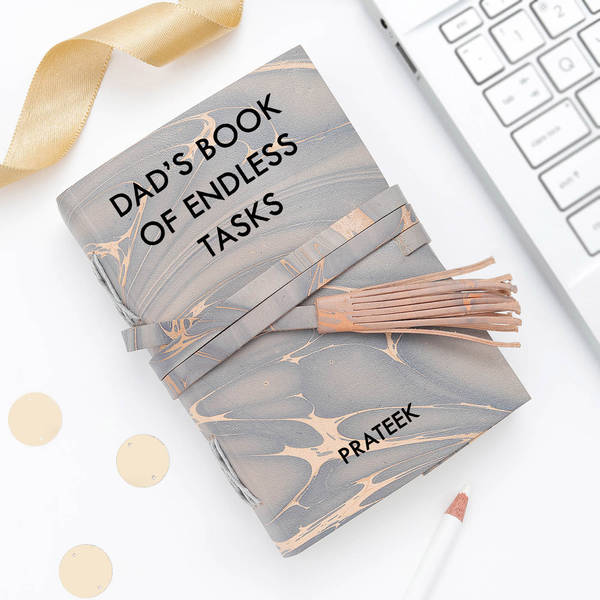 Personalized Leather Journal For Dad