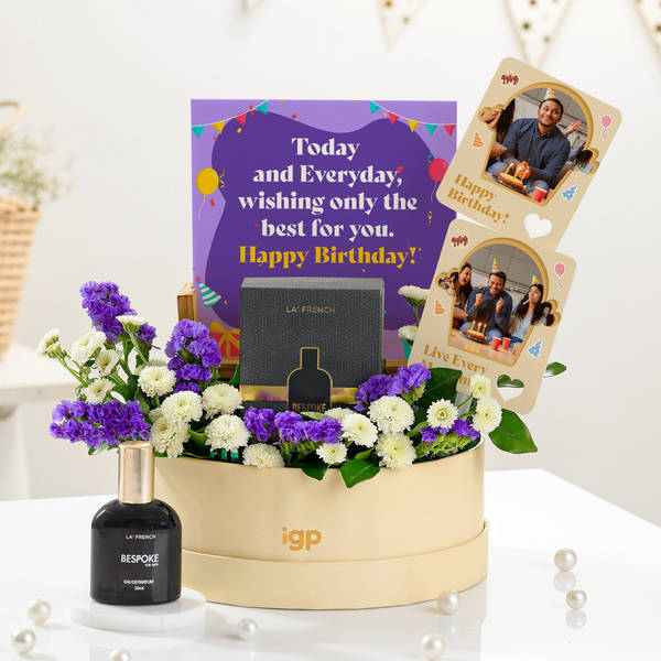 Personalized Live Every Moment Birthday Hamper