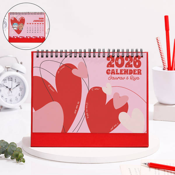Personalized Love-Theme 2025 Calendar