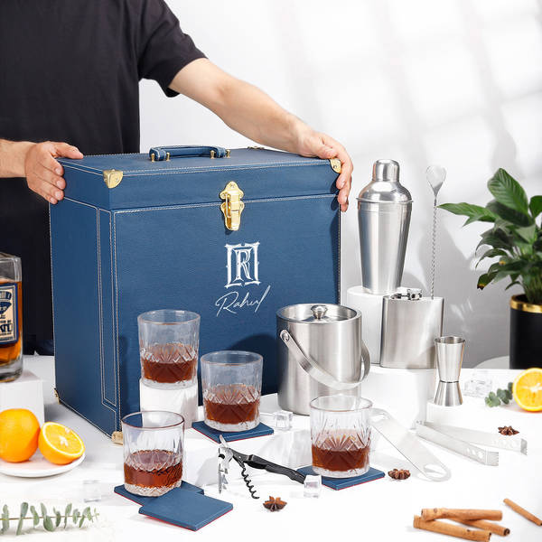 Personalized Luxury Bar Set For Men