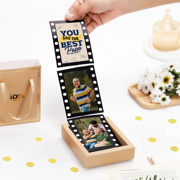 Personalized Memory Photo Pop-Up Box