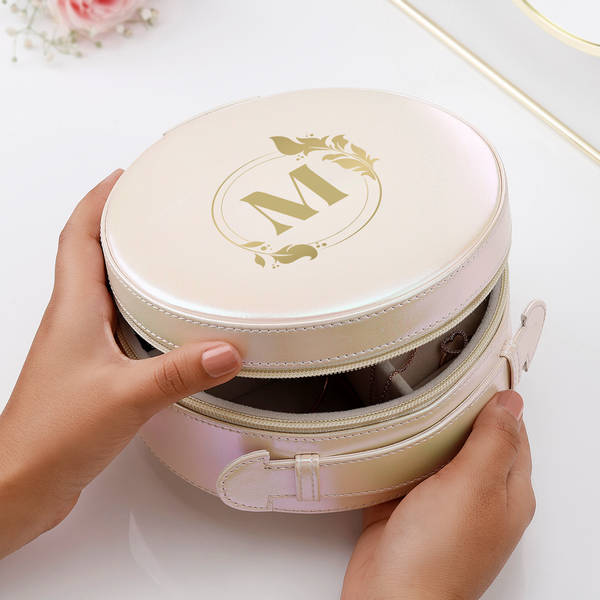 Personalized Mirror Glam Jewellery Organizer