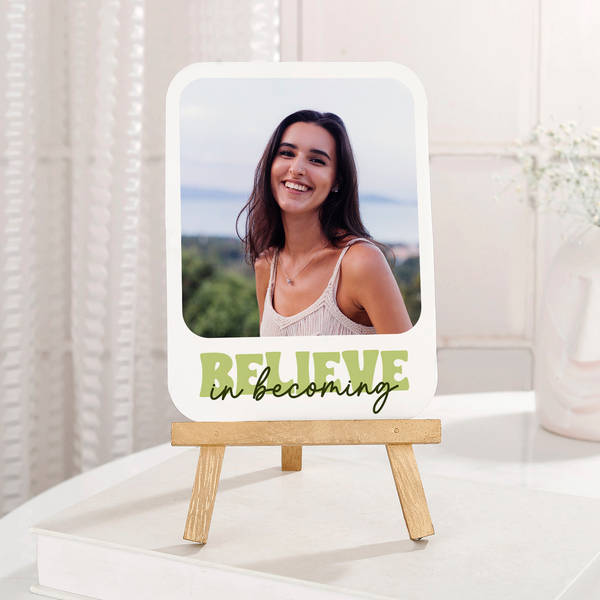 Personalized Photo Frame With Easel