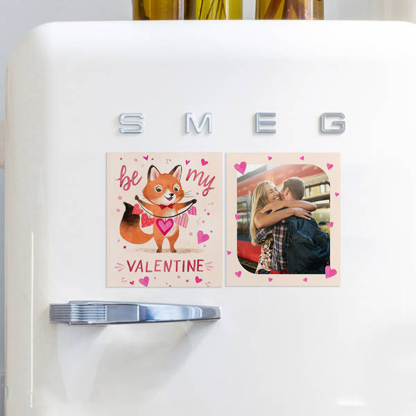 Personalized Propose Day Fridge Magnets - Set Of 2