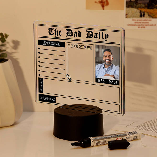 Personalized The Dad Daily LED Lamp