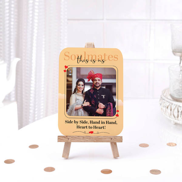 Personalized This Is Us Photo Frame With Stand For Couples
