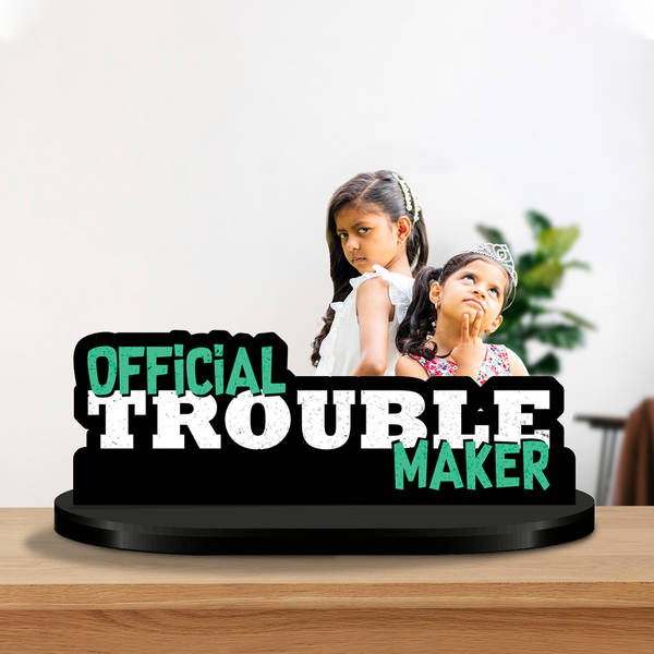 Personalized Trouble Maker Caricature For Siblings