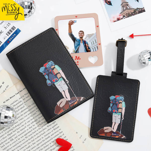 Personalized Wild At Heart Men's Travel Hamper