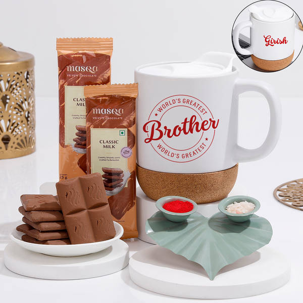 Personalized World's Best Brother Bhai Dooj Combo