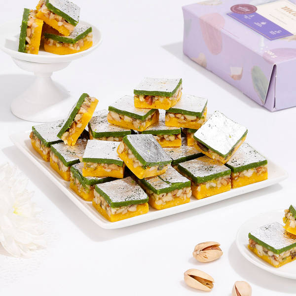 Pista Badam Barfi - 800gm