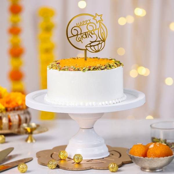 Pistachio & Motichoor Fusion Cake (300 Gm)