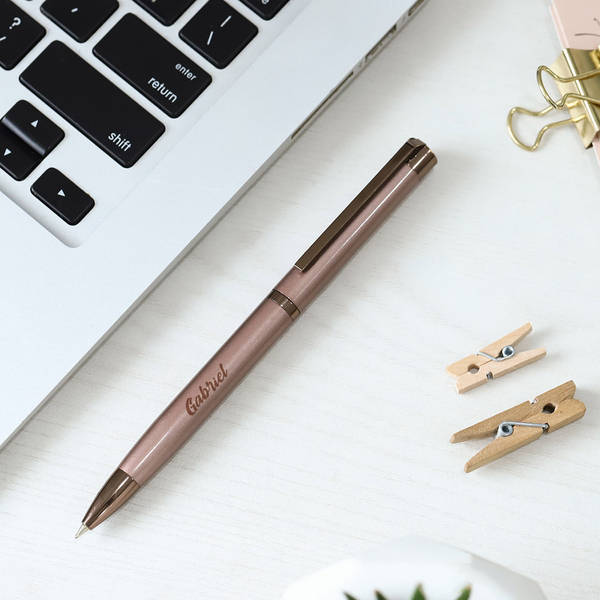 Polished Persona Metallic Finish Ball Pen - Personalized