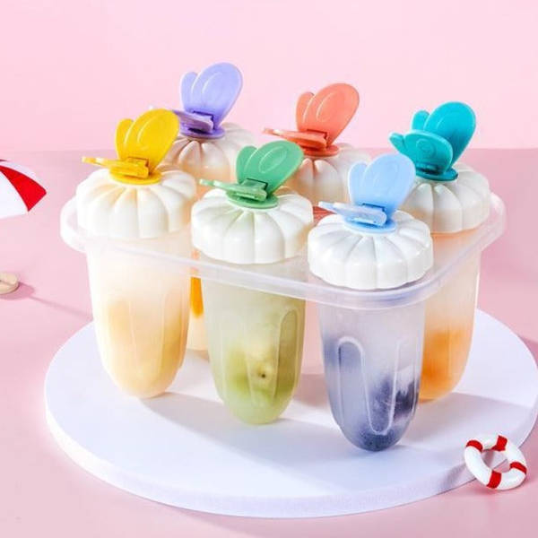 Popsicle Tray - Butterfly - Set Of 6