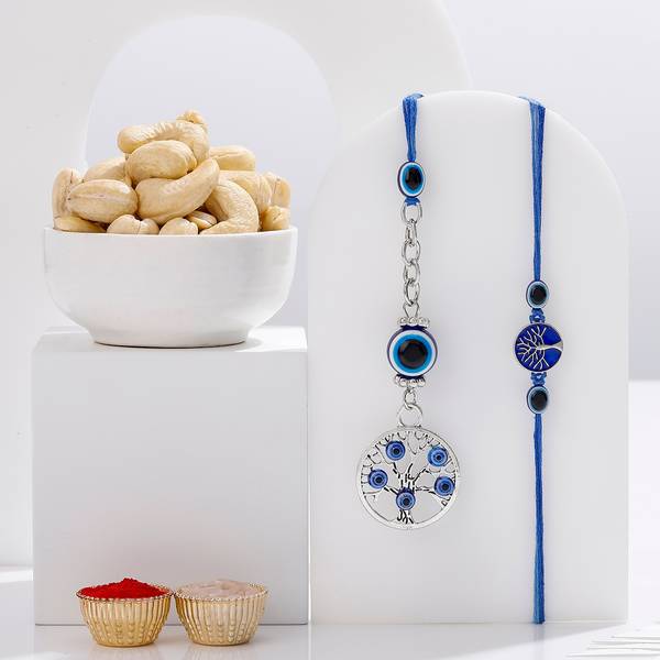 Protective Bhaiya Bhabhi Rakhi Combo