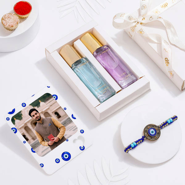 Protective Charm Personalized Rakhi Hamper