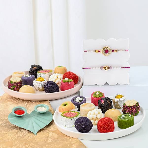 Purple Elegance Rakhi Hamper