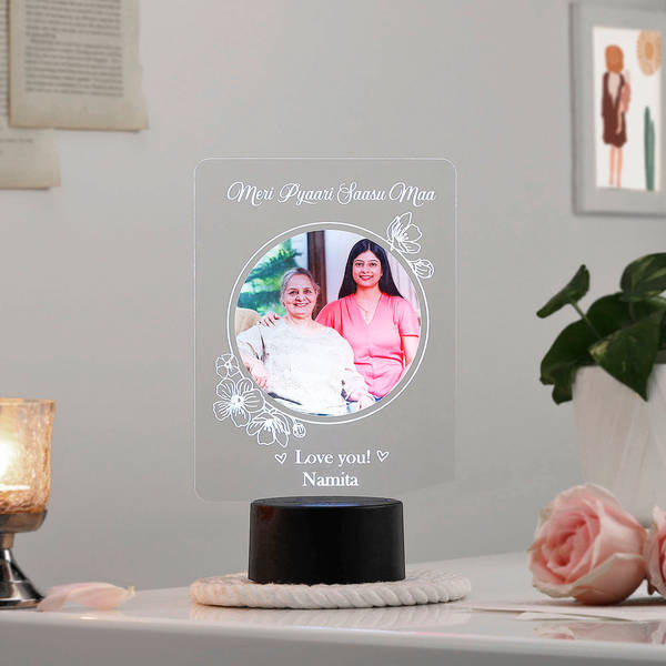 Pyaari Saasu Maa - Personalized LED Lamp