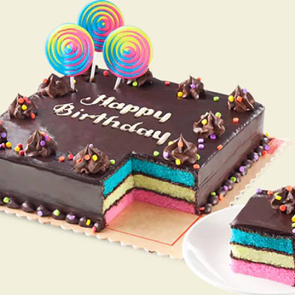 Rainbow Dedication Cake