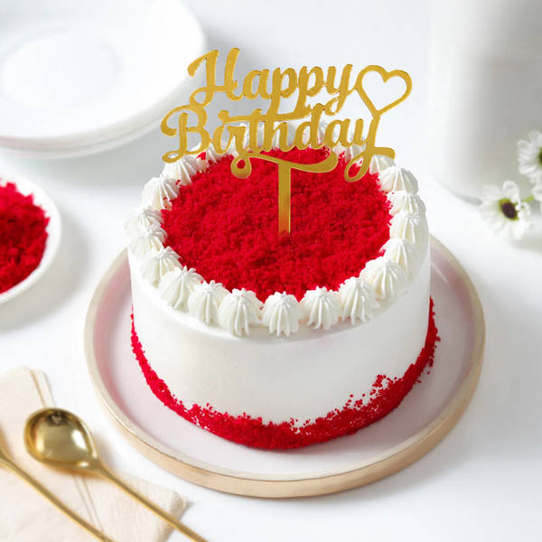 Red Velvet Mini Birthday Cake