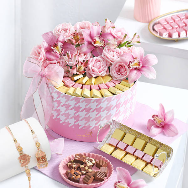 Regal Bhaiya Bhabhi Temple Rakhi Hamper