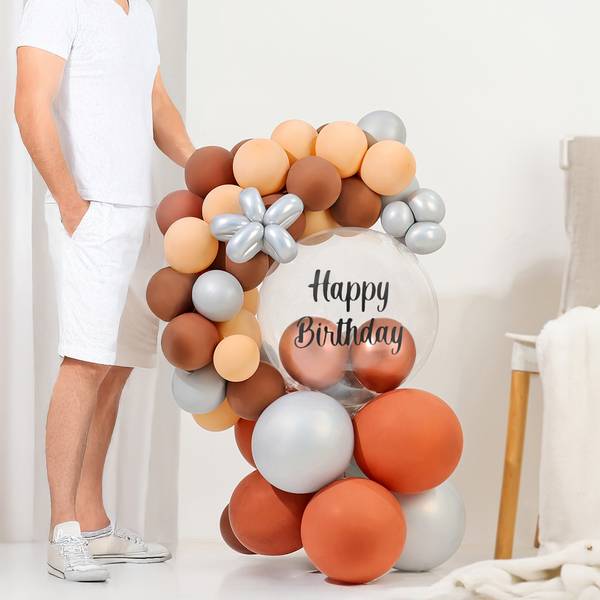 Retro Luxe Birthday Balloon Arrangement