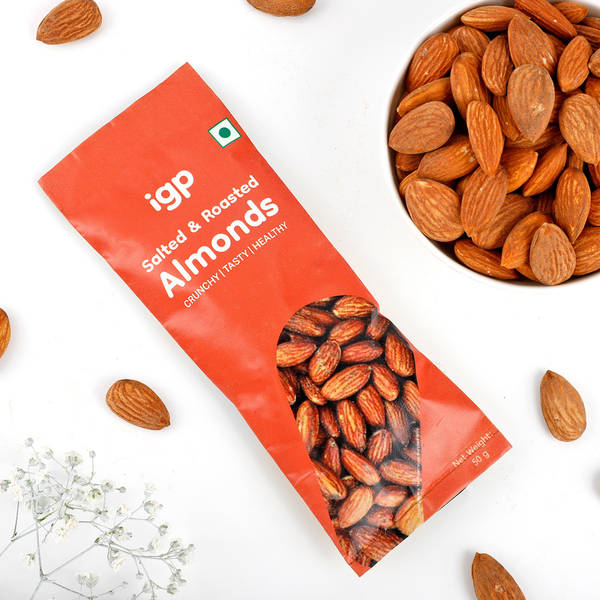 Roasted Salted Almonds 50gm