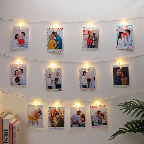 Romantic Personalized Photo LED Wall Decor