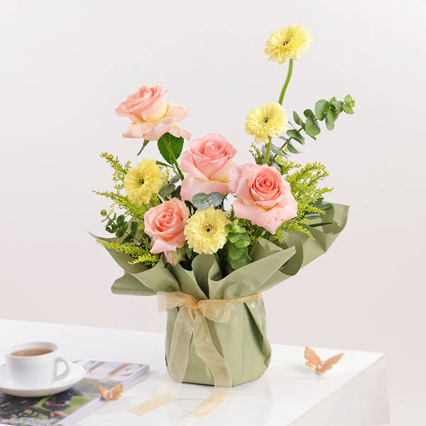 Rose Gerbera Elegance Arrangement