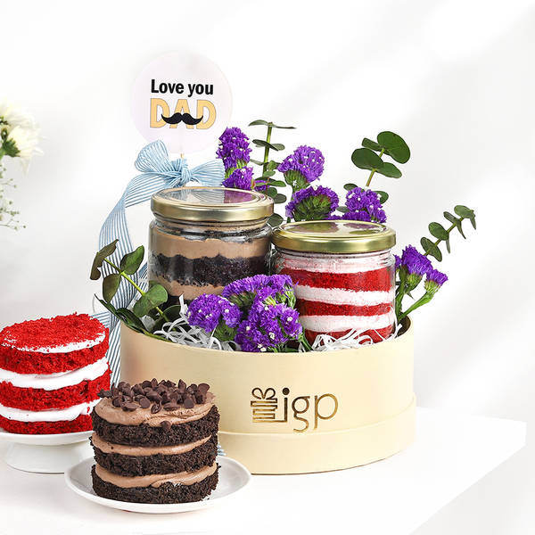 Royal Decadence Jar Cake Hamper