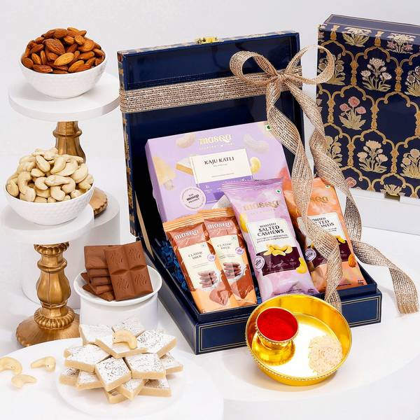 Royal Kaju Katli And Dry Fruit Bhai Dooj Hamper