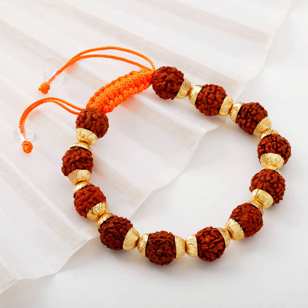 Rudraksha Bracelet Rakhi