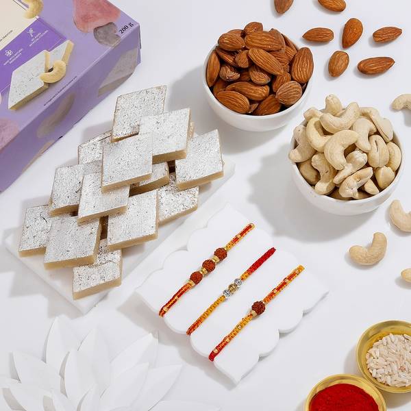 Sacred Macrame Rakhis Hamper