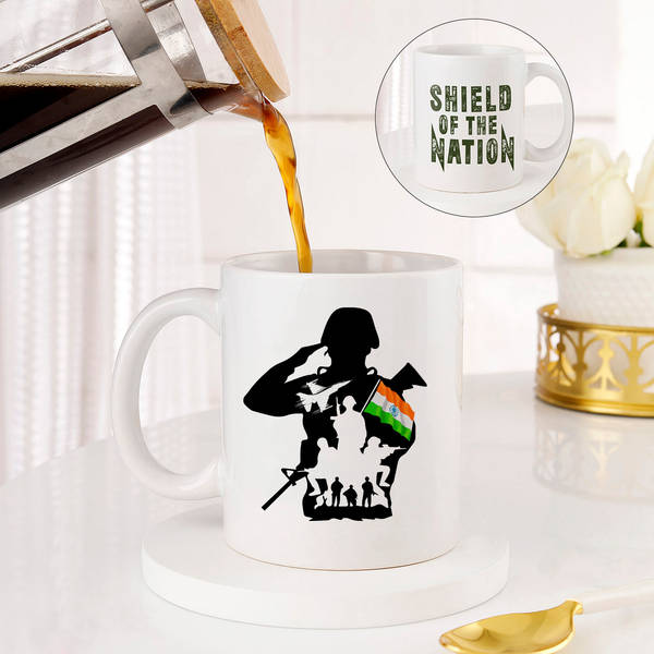Salute To The Indian Army Ceramic Mug