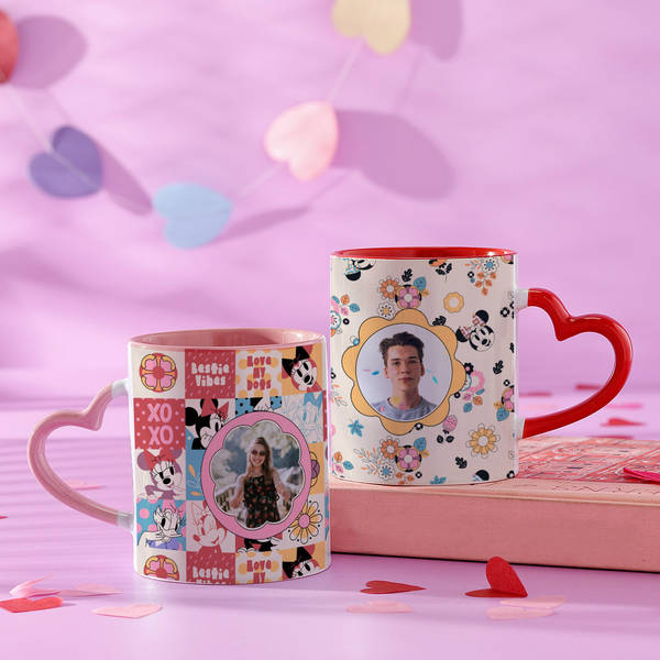 Set of 2 Personalized Disney Couple Mugs