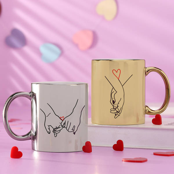 Set of 2 Promise Day Personalized Mugs