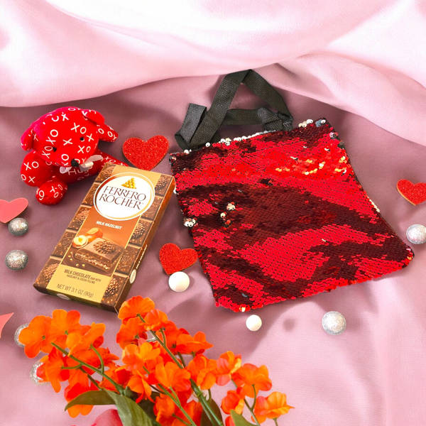 Shimmering Surprise Valentine's Day Hamper