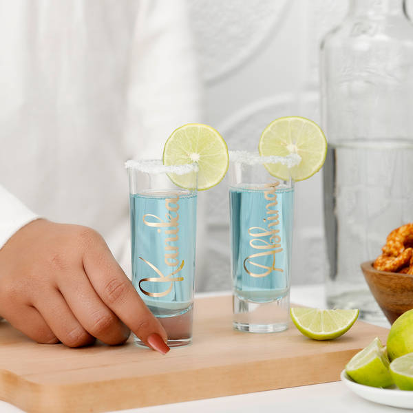 Shot Of Love - Personalized Couple's Shot Glasses