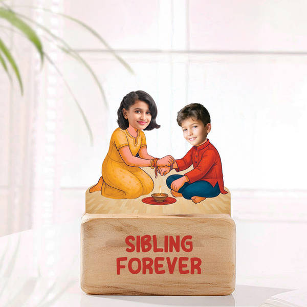 Sibling Forever Personalized Caricature
