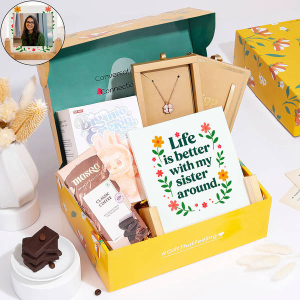 Sibling Love Personalized Gift Hamper For Sister