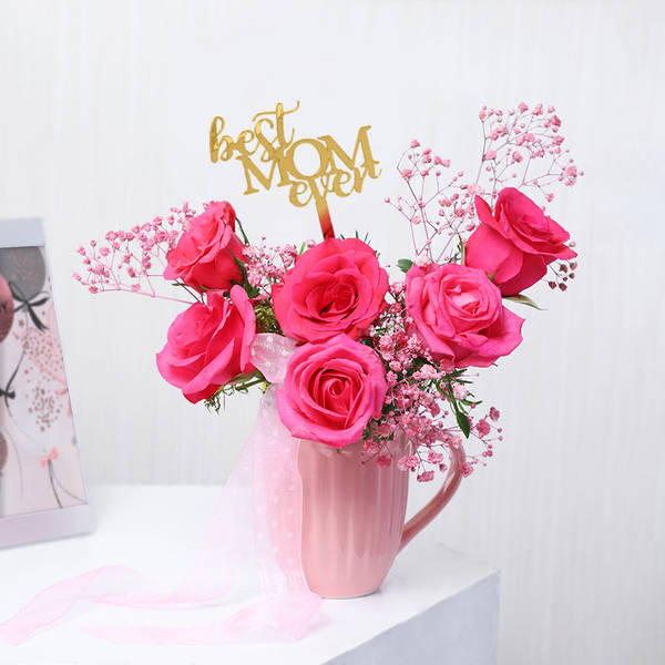 Sip And Smile Mother's Day Mug Arrangement