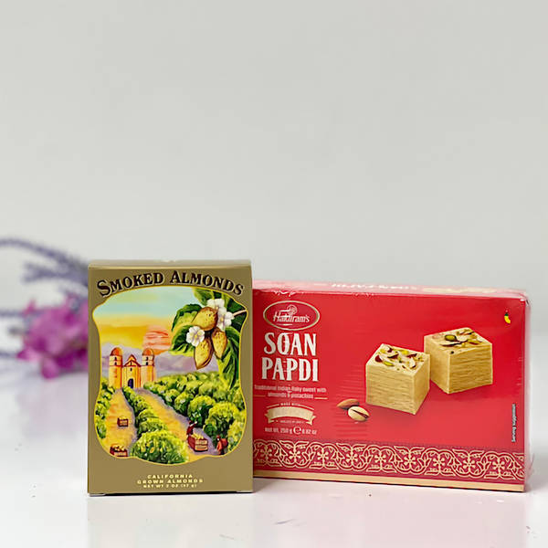Soan Papdi & Almonds