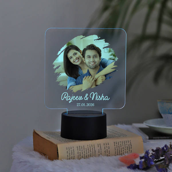 Special Memory Personalized LED Lamp For Valentine's Day