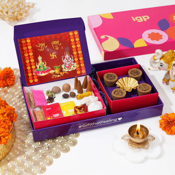 Spiritual Diwali Pooja Box Hamper