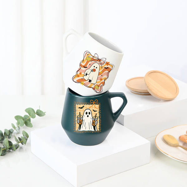 Spooky Duo Personalized Ceramic Mugs