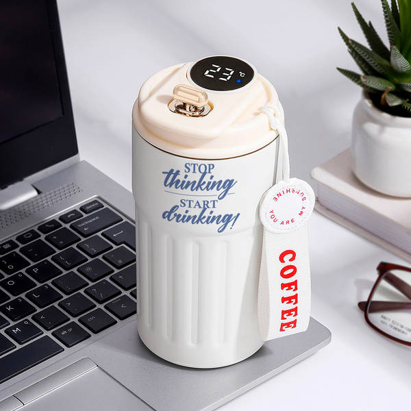 Start Drinking Personalized Temperature Tumbler