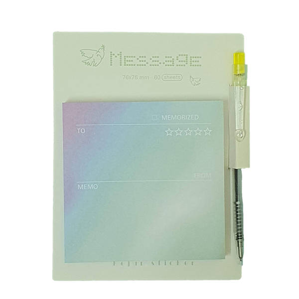 Sticky Notes With Mini Pen - Messages