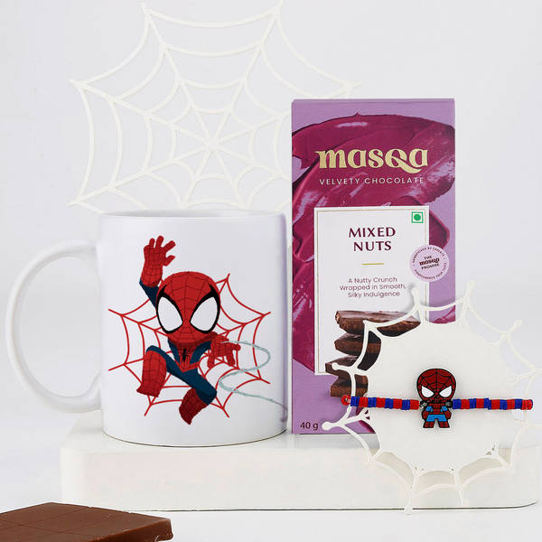 Superhero Surprise Rakhi Hamper For Kids