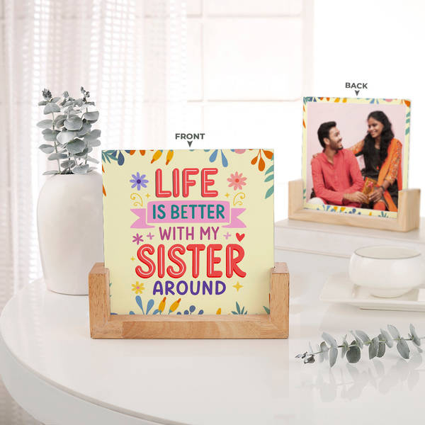 Sweet Sister Personalized Sandwich Frame