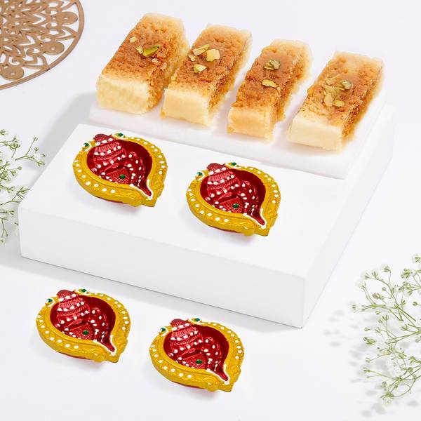 Sweet Treats And Glow Diwali Gift Combo