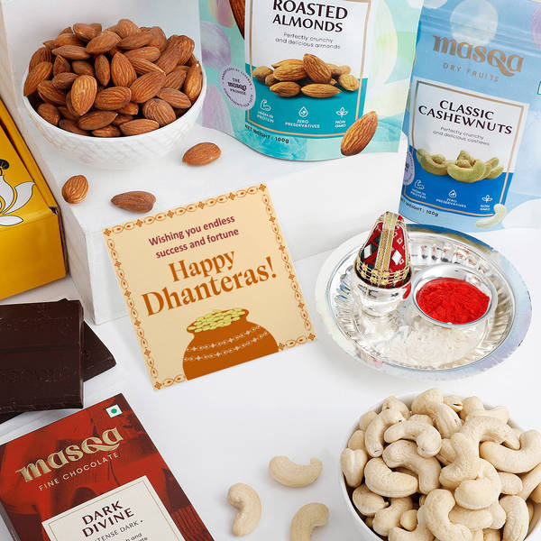 Tasty Joy and Blessings Dhanteras Hamper